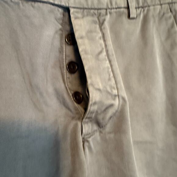 Unis Gio Pants Mens 31x30 Gray Chino Slim Straight Leg Casual Button Fly - Picture 7 of 12